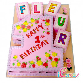 1St Birthday Cake Design