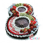 Numbered Cake Design