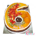 Numbered Cake Design