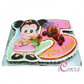 Numbered Cake Design