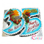 Numbered Cake Design