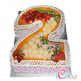 Numbered Cake Design