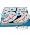 Numbered Cake Design