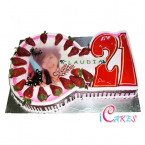21St Birthday Cake Design