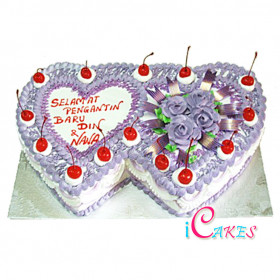 Sweet Romance Cake Design