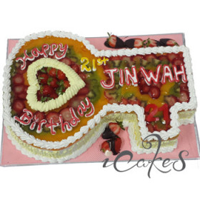 21St Birthday Cake Design