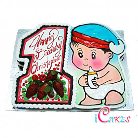 1St Birthday Cake Design