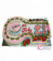 21St Birthday Cake Design