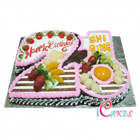 21St Birthday Cake Design