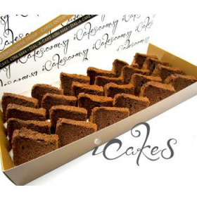 Chocolate Pandan Cake (Hi-Tea Set)