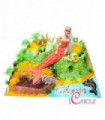 3D Bear & Barbie Doll Cake Design