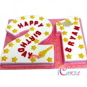 21St Birthday Cake Design