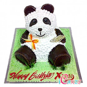 3D Bear & Barbie Doll Cake Design