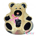 3D Bear & Barbie Doll Cake Design