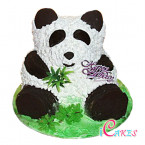 3D Bear & Barbie Doll Cake Design