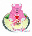 3D Bear & Barbie Doll Cake Design