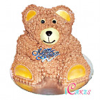 3D Bear & Barbie Doll Cake