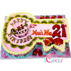 21St Birthday Cake Design