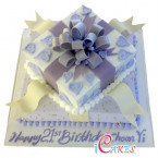 21St Tier Birthday Cake Design
