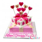 21St Tier Birthday Cake Design
