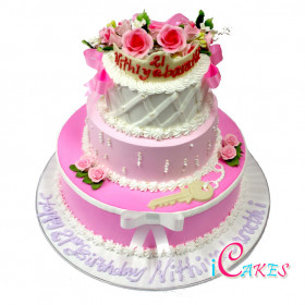 21St Tier Birthday Cake Design