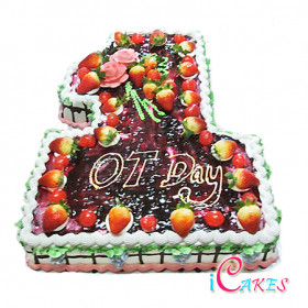 1St Birthday Cake Design