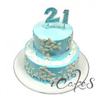 21St Tier Birthday Cake Design