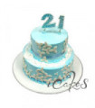 21St Tier Birthday Cake Design