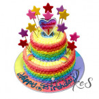 21St Tier Birthday Cake Design